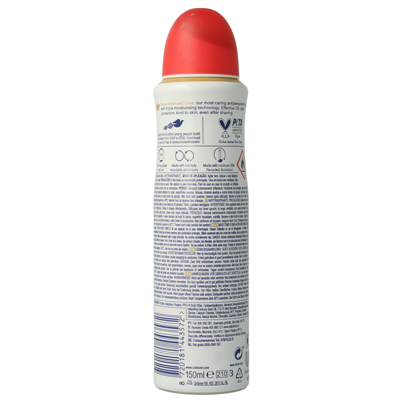 Dove Deodorant spray go fresh peach 150 Milliliter