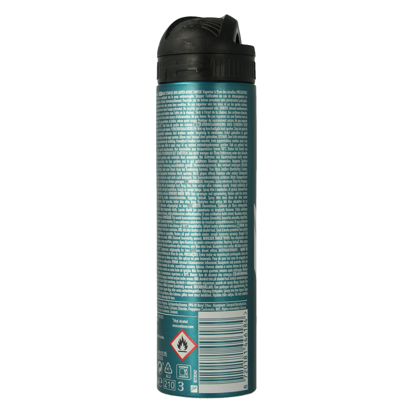 Rexona Deodorant spray invisible black & white 150 Milliliter