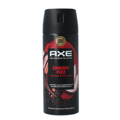 AXE Deodorant bodyspray cherry fizz 150 Milliliter