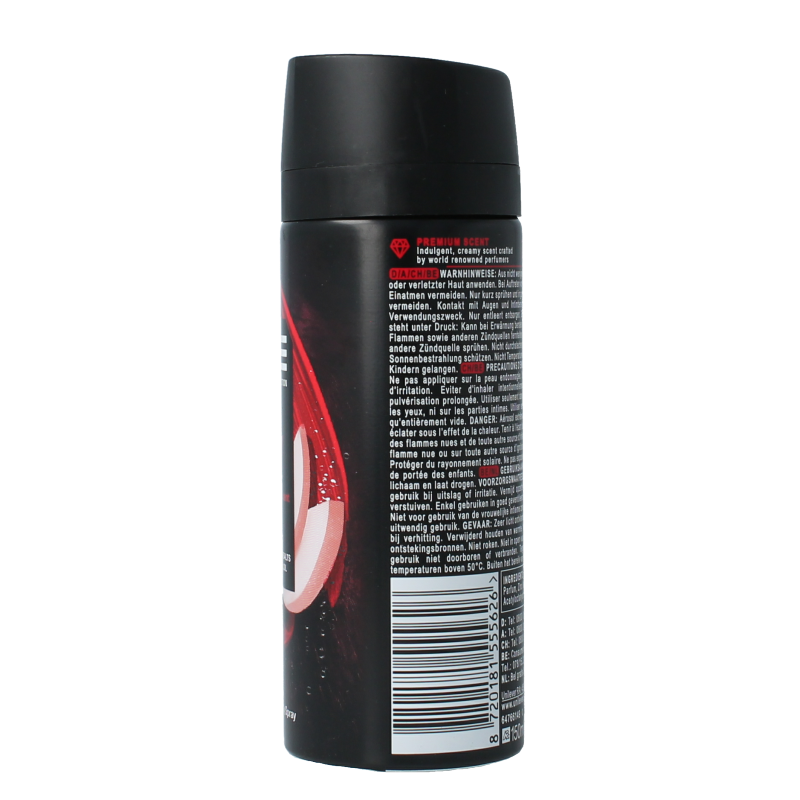 AXE Deodorant bodyspray cherry fizz 150 Milliliter
