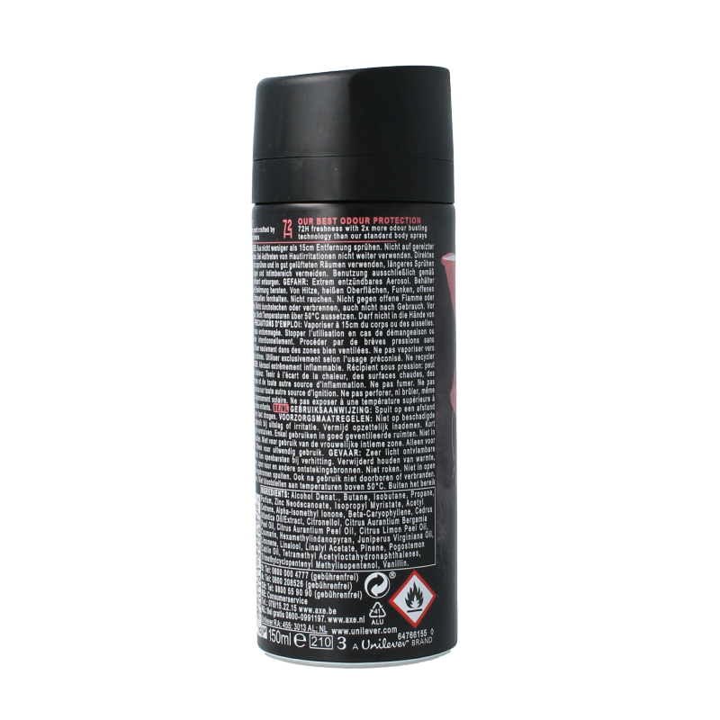 AXE Deodorant bodyspray cocoa velvet 150 Milliliter