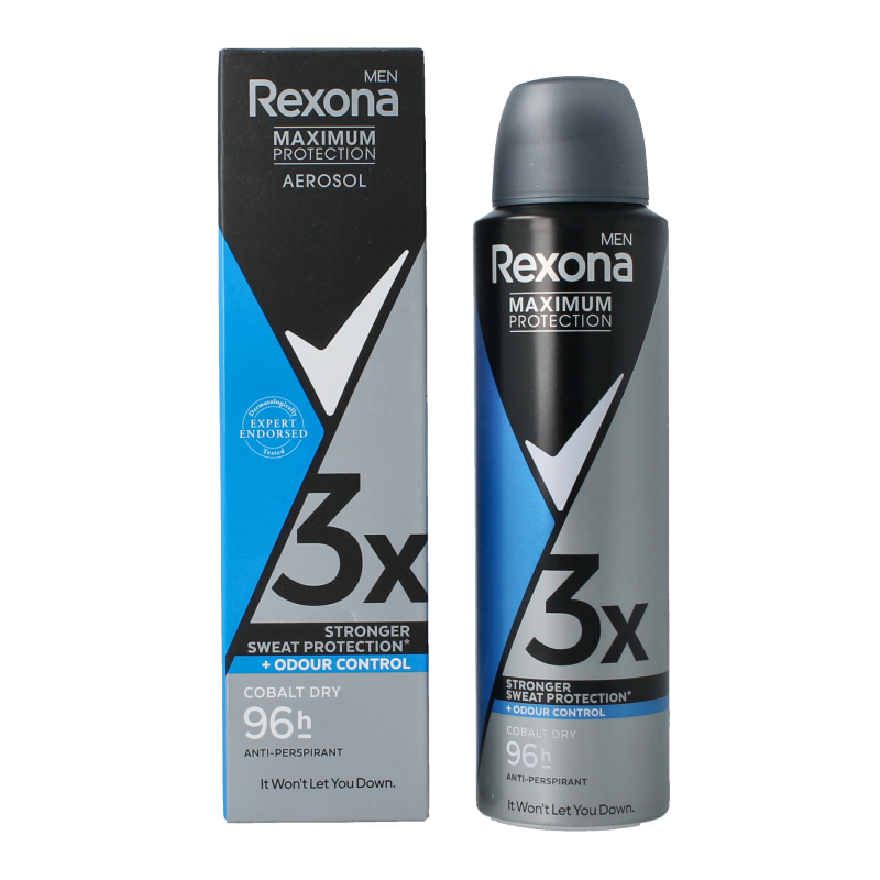 Rexona Deodorant spray max protection cobalt dry 150 Milliliter