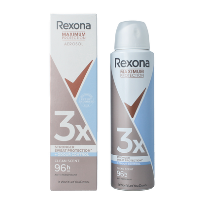 Rexona Deodorant spray max pro clean scent 150 Milliliter