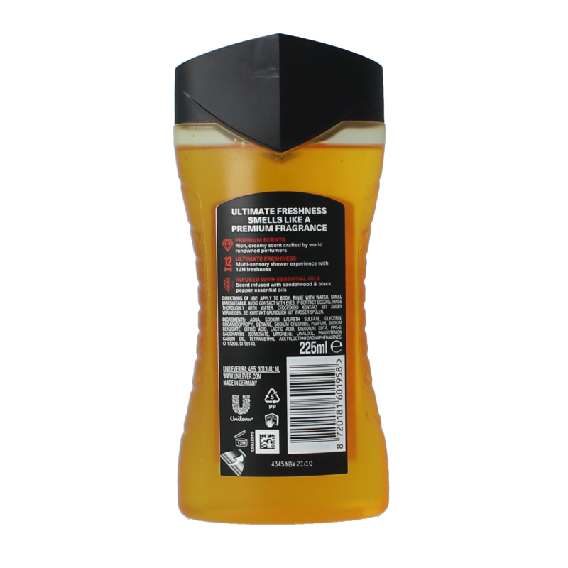 AXE Showergel copper santal BS 225 Milliliter