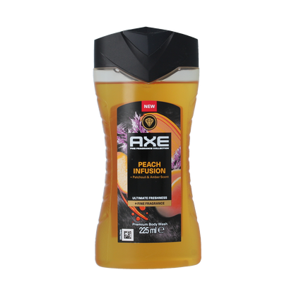 AXE Showergel peach infusion 225.00 Milliliter