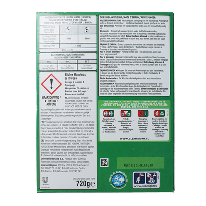 Biotex Waspoeder was & inweek 720.00 Gram