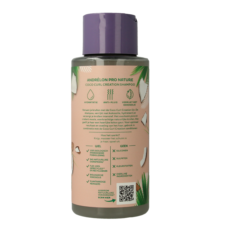 Andrelon Shampoo pro nature coco curl creation 400 Milliliter