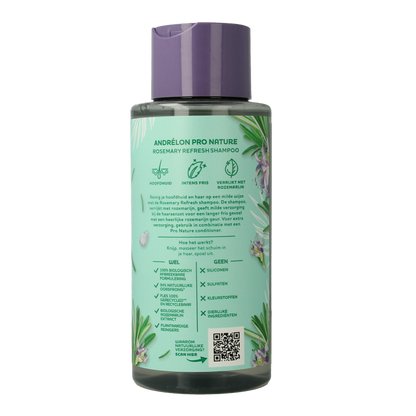 Andrelon Shampoo pro nature  rosemary refresh 400 Milliliter