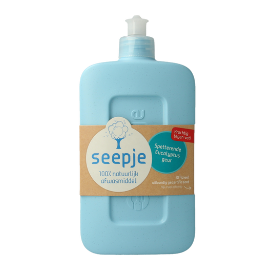 Seepje Afwasmiddel spetterende eucalyptus 500 Milliliter