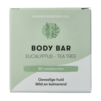 Shampoobars Body bar eucalyptus & tea tree 60.00 Gram