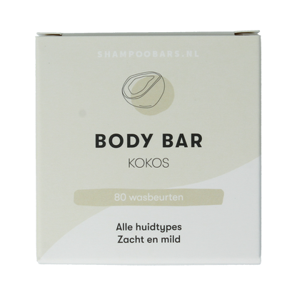 Shampoobars Body bar kokos 60.00 Gram