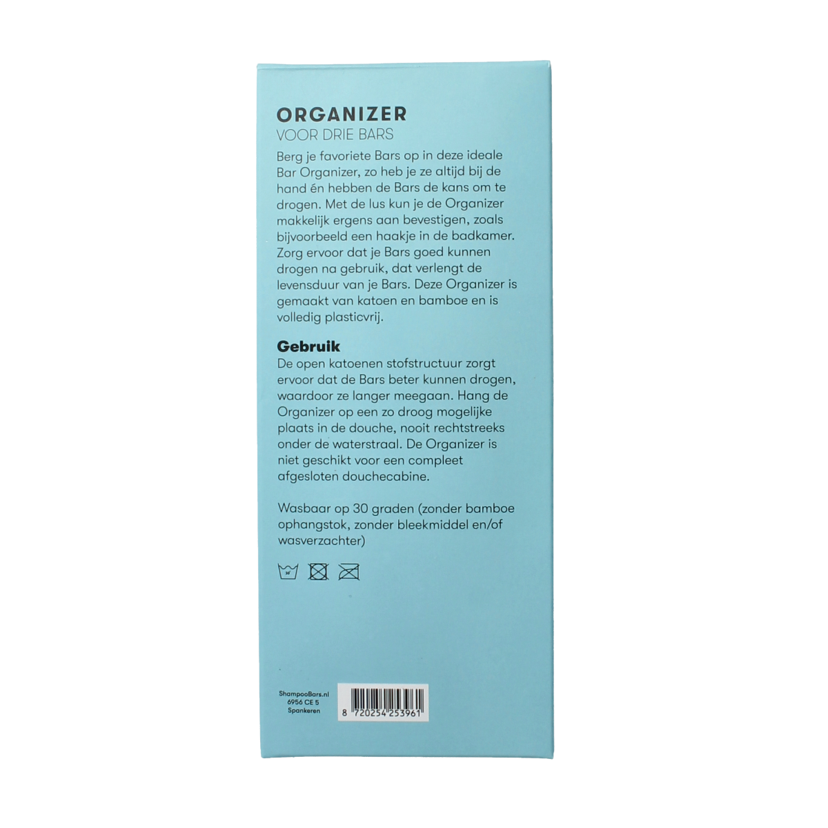Shampoobars Bar organizer voor 3 bars 1.00 Stuks