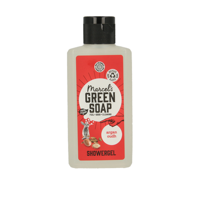 Marcel's Green Soap Showergel argan & oudh mini 100 Milliliter