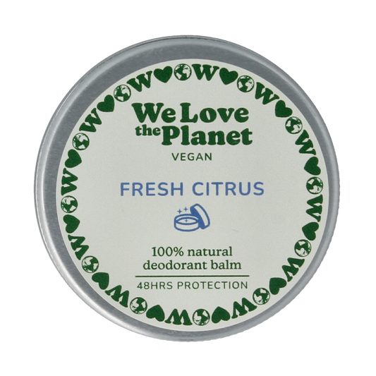 We Love The Planet Deodorant balm fresh citrus vegan 35.00 Gram