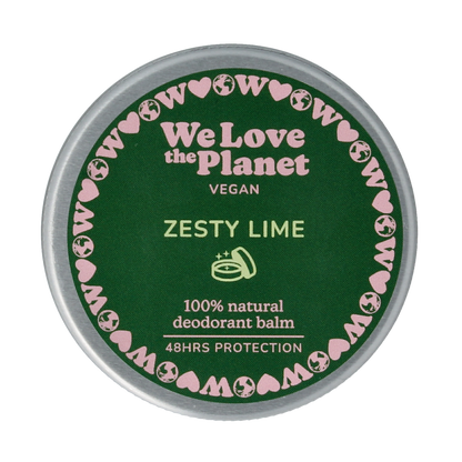 We Love Deodorant balm zesty lime vegan 35.00 Gram
