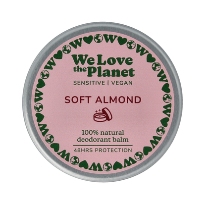 We Love Deodorant balm soft almond sensitive vegan 35 Gram