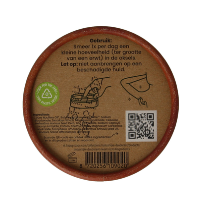 Happysoaps Deodorant sweet roots 45 Gram