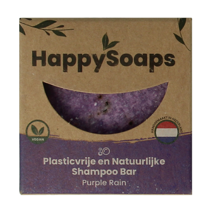 Happysoaps Shampoobar purple rain 70 Gram