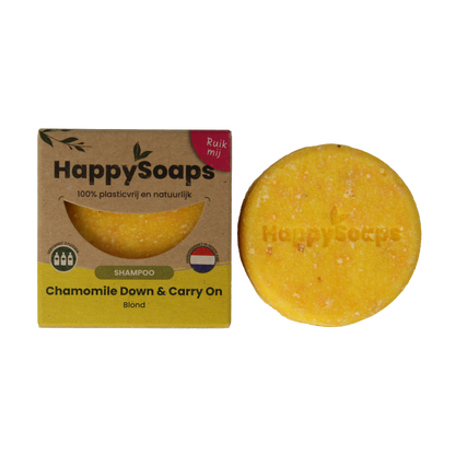 Happysoaps Shampoobar chamomile down & carry on 70 Gram