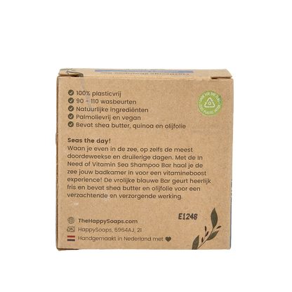Happysoaps Shampoobar sea in need of vitamin 70 Gram