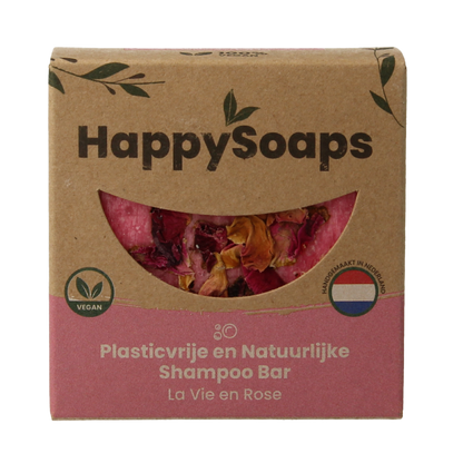 Happysoaps Shampoobar la vie en rose 70 Gram