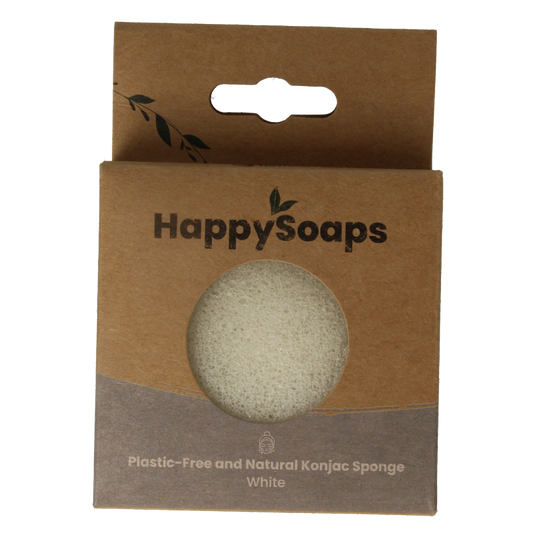 Happysoaps Konjac spons alle huidtypen 1 Stuks