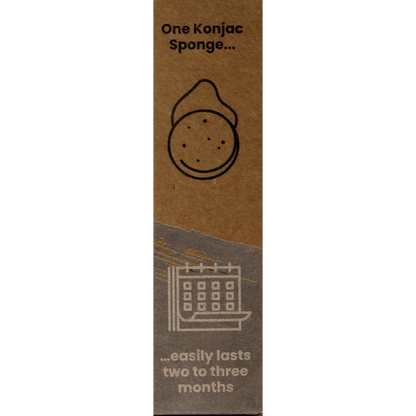 Happysoaps Konjac spons alle huidtypen 1 Stuks