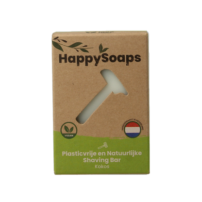 Happysoaps Shaving bar kokos 80 Gram
