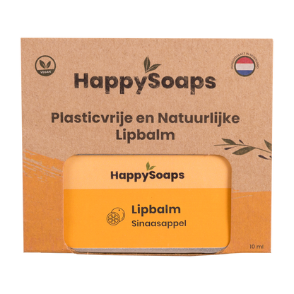 Happysoaps Lipbalm sinaasappel 10 Gram