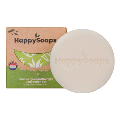 Happysoaps Bodylotion bar aloe you vera much 70 Gram