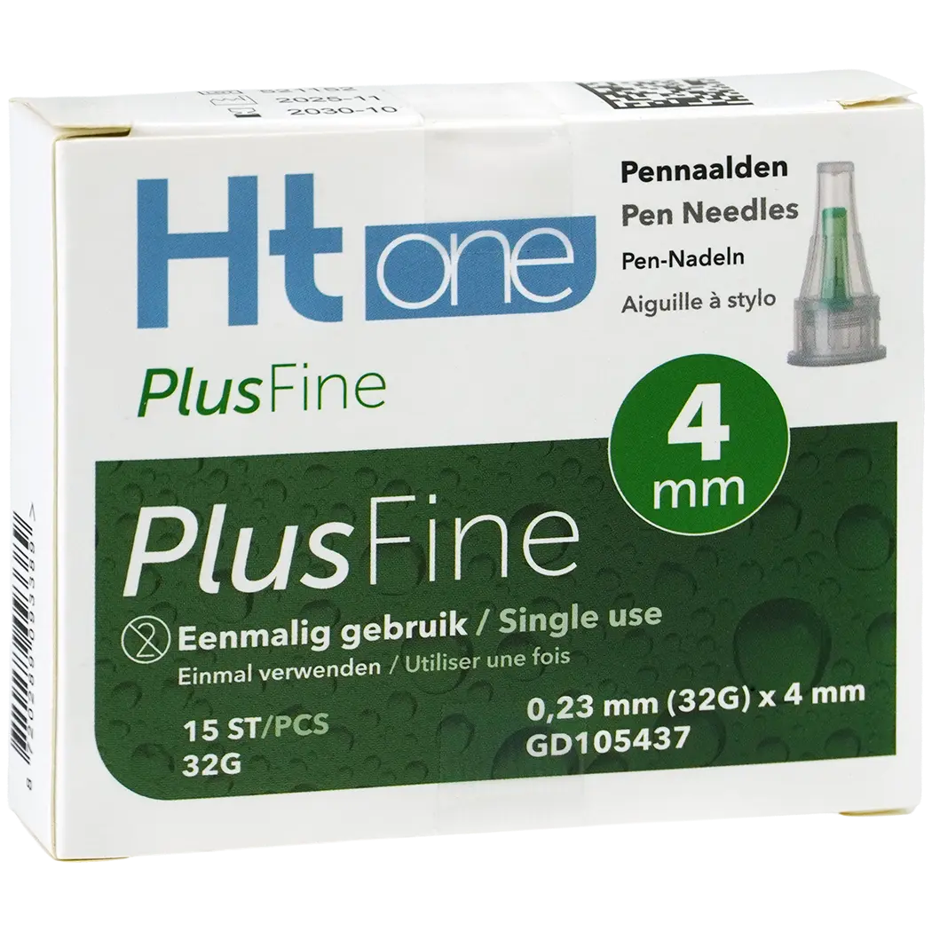 HT One Ht One Plusfine pennnaalden 4mm 32G (15) 15.00 Stuks