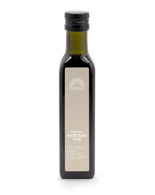 Mattisson Avocado olie virgin koudgeperst bio 250 Milliliter