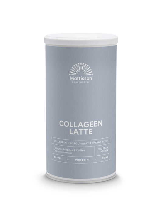 Mattisson Absolute collageen & latte instant coffee drink 180.00 Gram