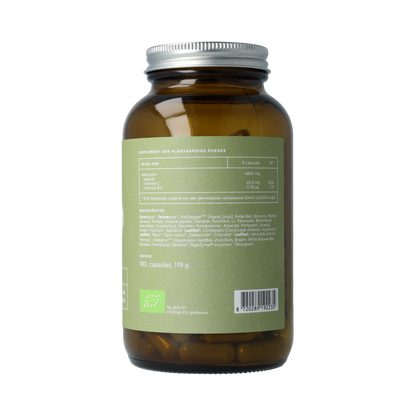 Mattisson Alkagreens capsules bio 180.00 Vegetarische capsules