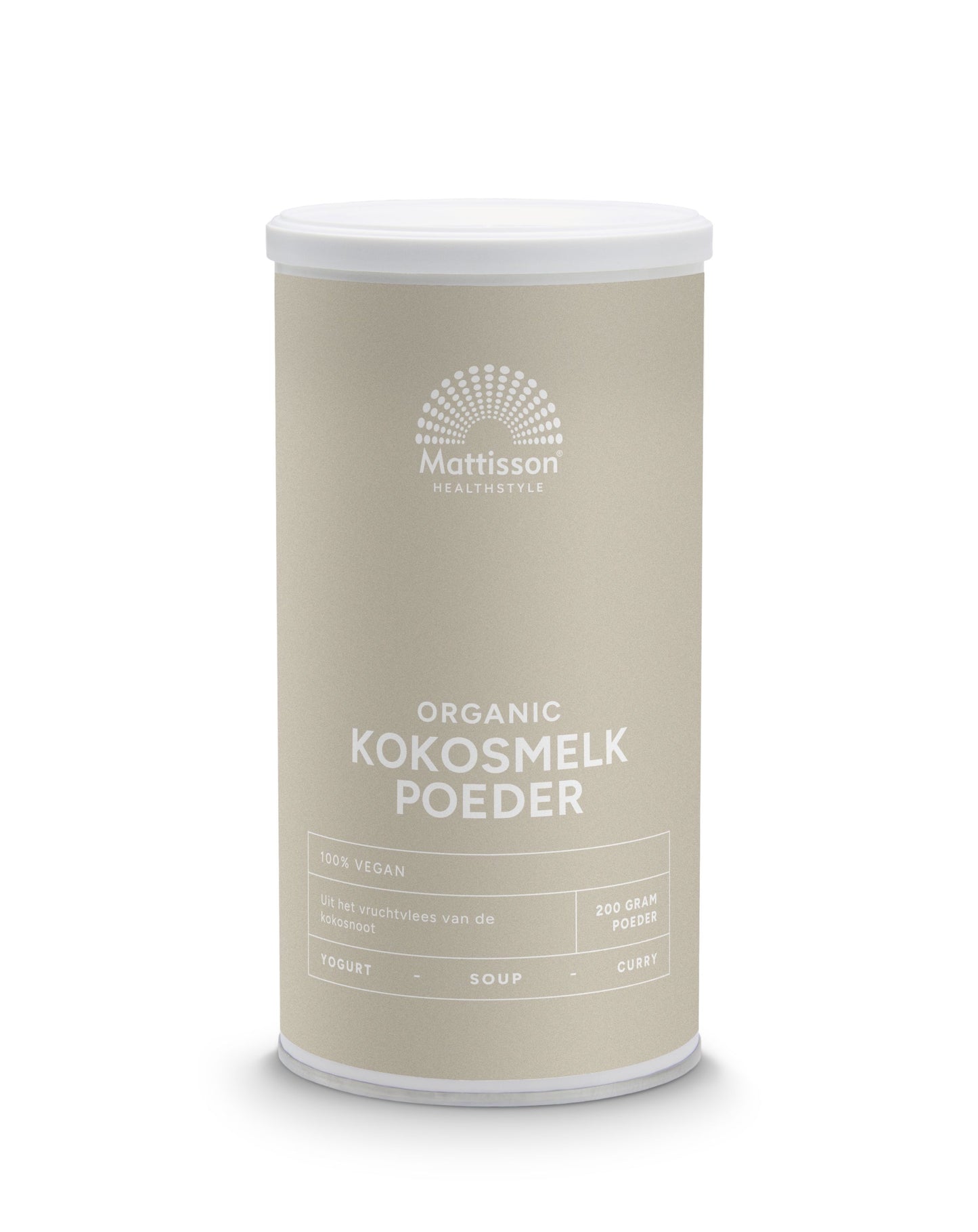 Mattisson Kokosmelk poeder bio 200.00 Gram