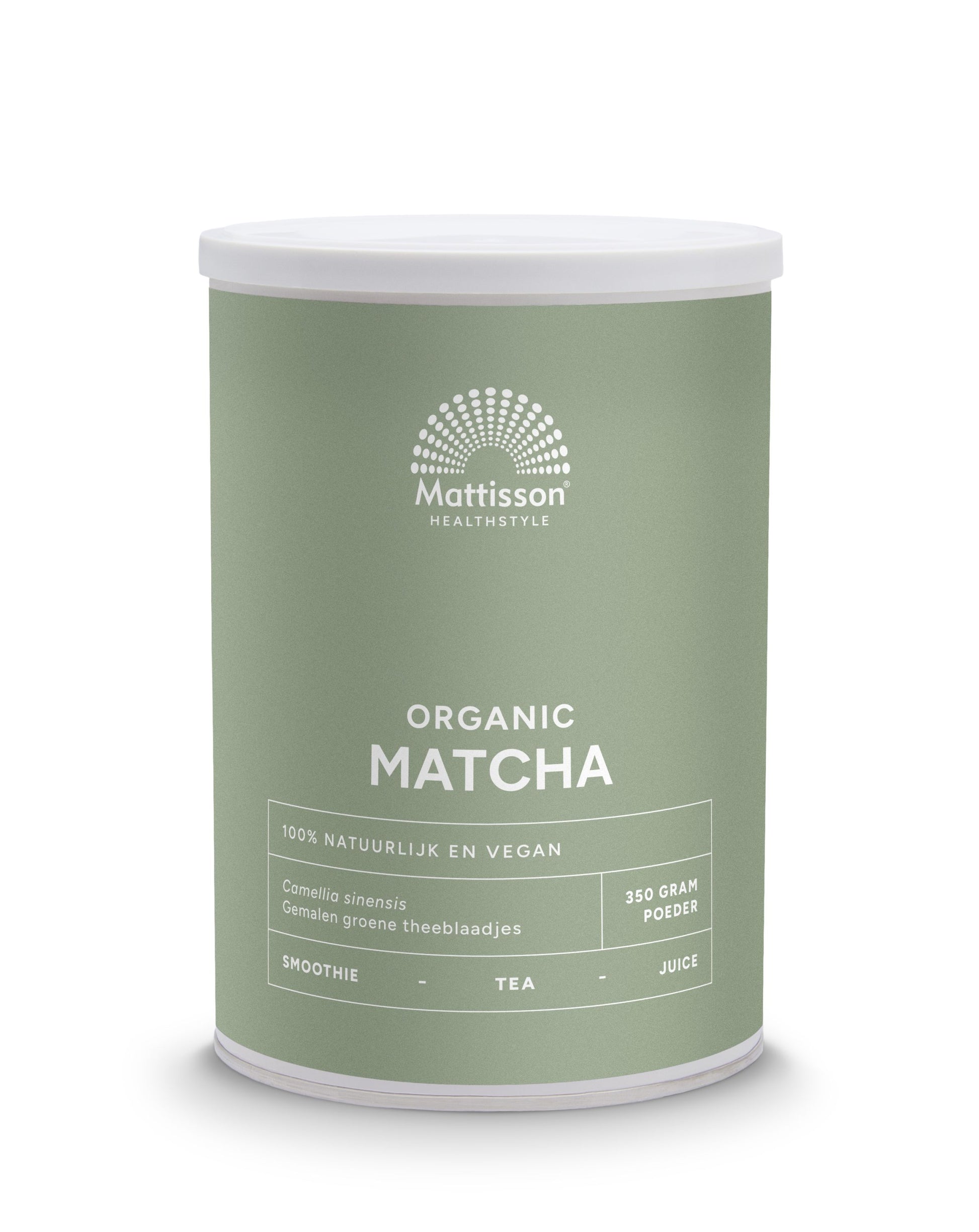 Mattisson Matcha poeder bio 350.00 Gram