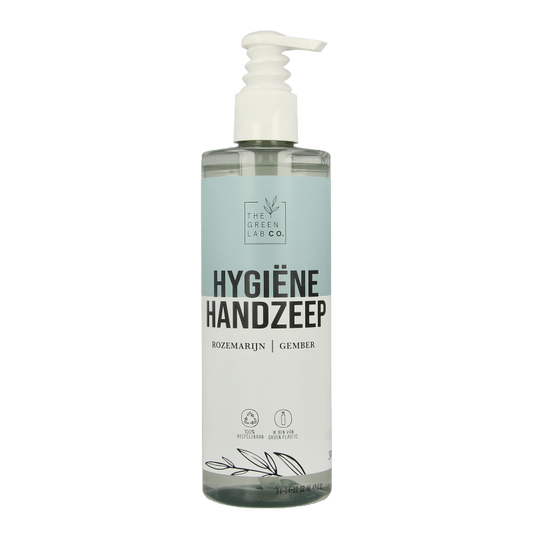 The Green Lab Co Handzeep vloeibaar rozemarijn & gember met pomp 300 Milliliter