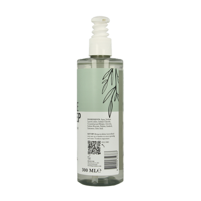 The Green Lab Co Handzeep vloeibaar eucalyptus & basilicum met pomp 300 Milliliter
