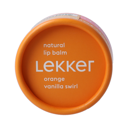 Lekker Company Natuurlijke lippenbalsem orange 8.00 Gram