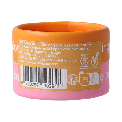 Lekker Company Natuurlijke lippenbalsem orange 8.00 Gram
