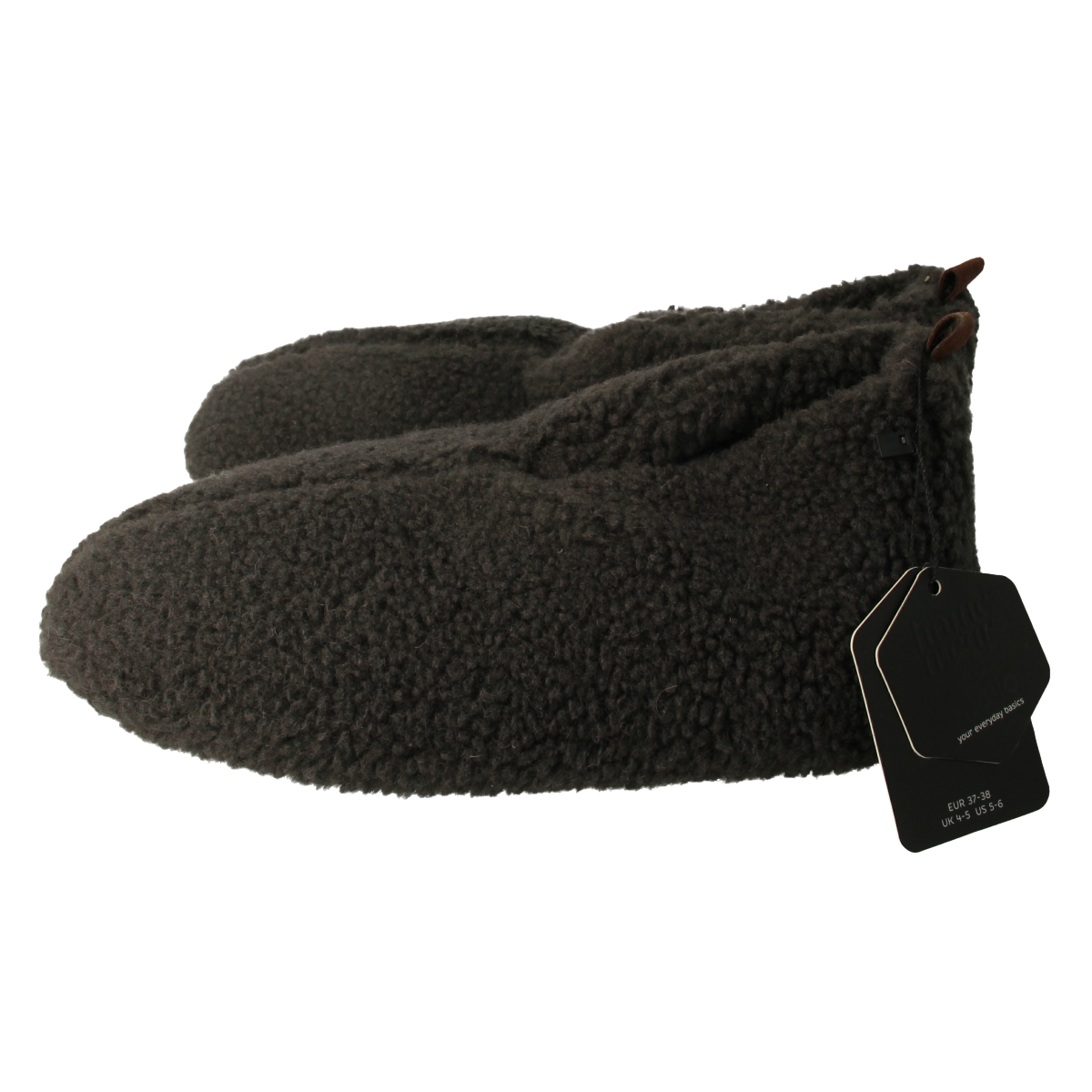 Apollo Slof dames teddy antraciet 37/38 1.00 Paar