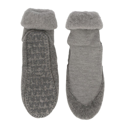 Apollo Huisslof wol anti-slip grijs 43/44 1 Paar