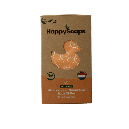 Happysoaps Baby & kids body oil bar little sunshine 60 Gram