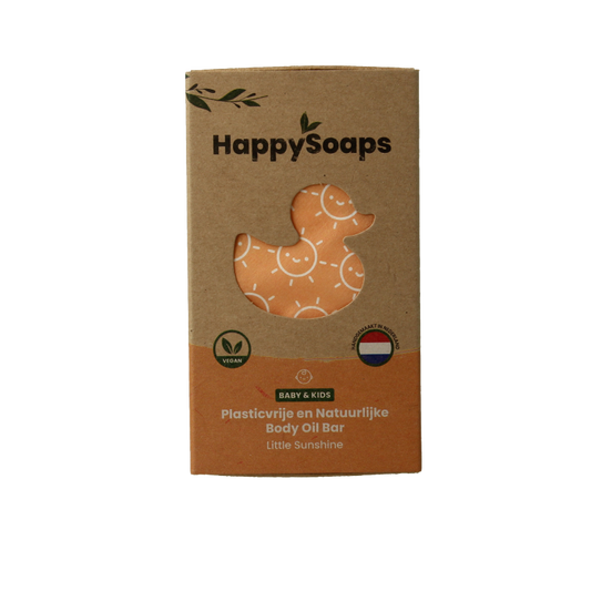 Happysoaps Baby & kids body oil bar little sunshine 60 Gram