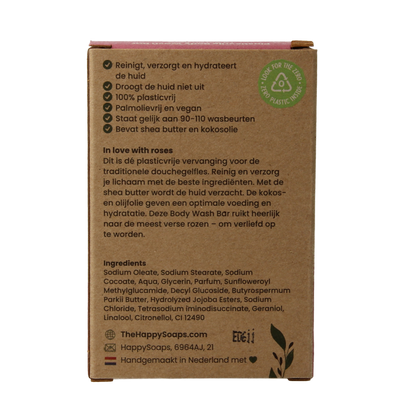 Happysoaps Body bar la vie en rose 100 Gram