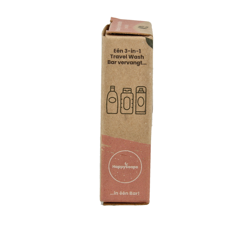 Happysoaps 3-in-1 Travel wash sweet 40 Gram