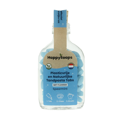 Happysoaps Tandpasta tabs met fluoride 62 Stuks