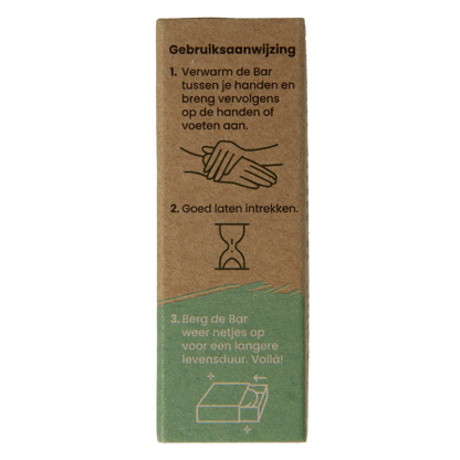 Happysoaps Hand & voetcreme bar absolute mint 40 Gram