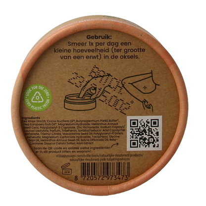 Happysoaps Deodorant pink tulip 45 Gram