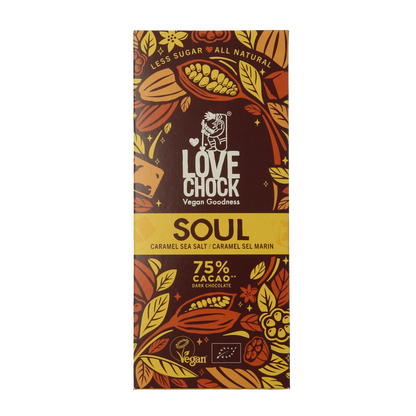 Lovechock Soul caramel sea salt bio 70.00 Gram